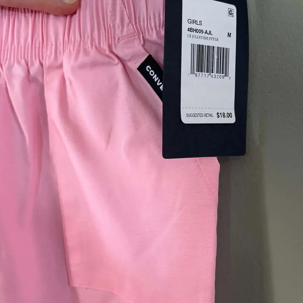 Converse Girls Pink Elastic Waist Skirt with Pockets - NWT